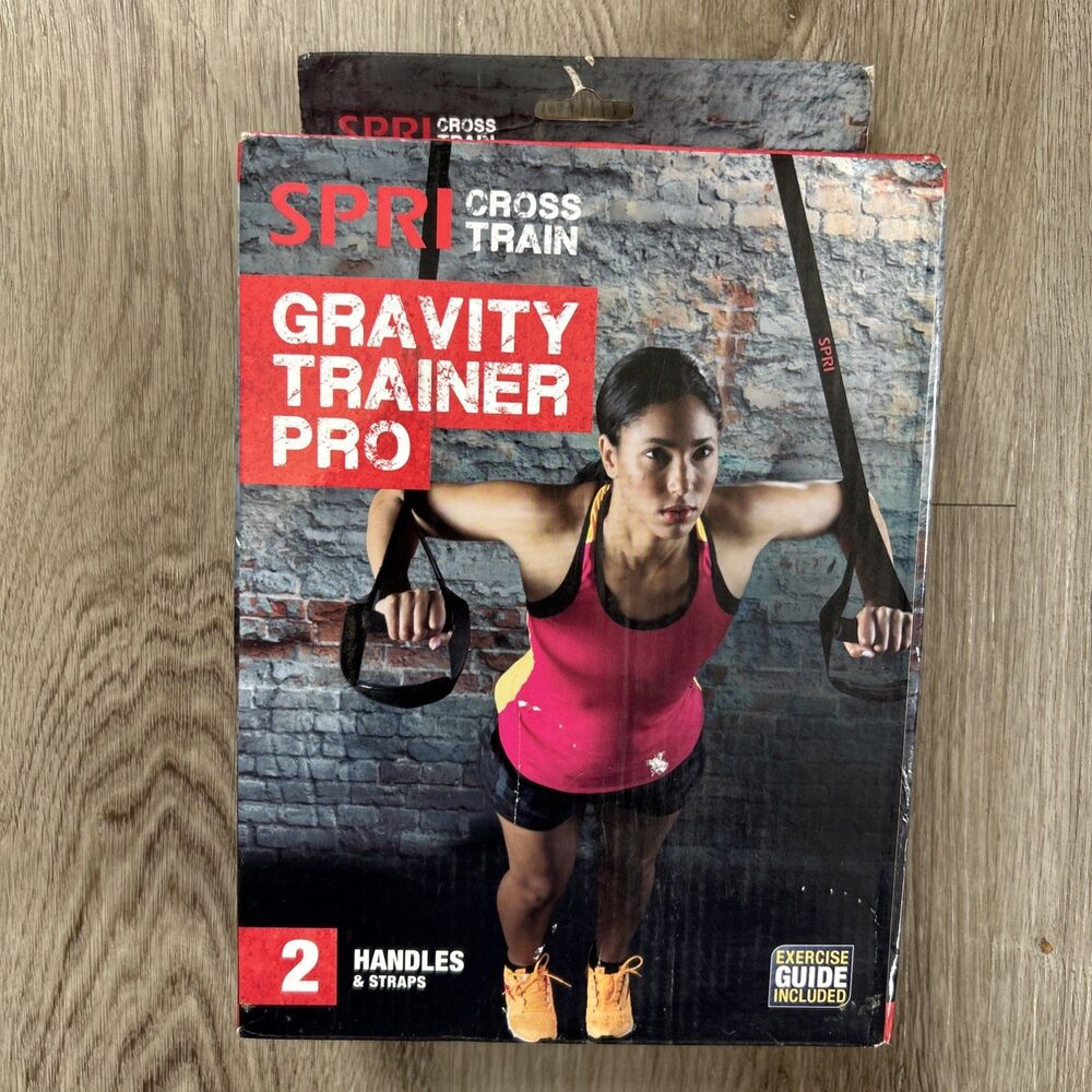 SPRI Cross Train Gravity Trainer Pro Bodyweight Suspension System Handles NEW